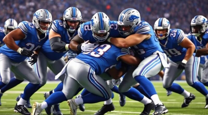 Lions' O-Line Dominates in Week 1 Victory